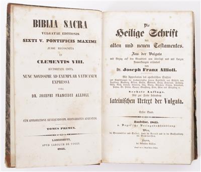 Die Heilige Schrift in 10 Bänden, Landshut 1845 - Umění a starožitnosti
