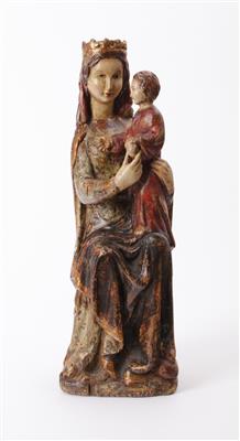 Madonna mit Christuskind im gotischen Stil - Arte e antiquariato