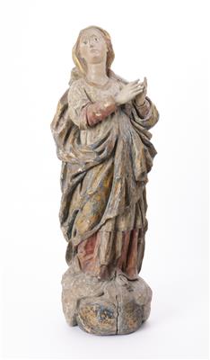 Maria Immaculata, Südeuropa, wohl Neapel, 1. Hälfte 18. Jahrhundert - Umění a starožitnosti