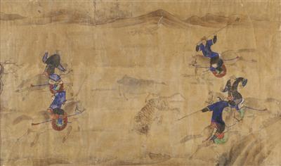 Japanische Jagdszene, Edo Periode - Bilder