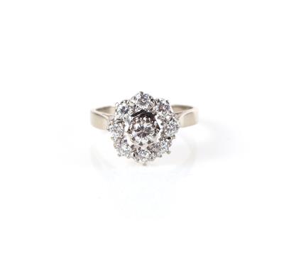 Brillant Damenring zus. ca. 0,70 ct