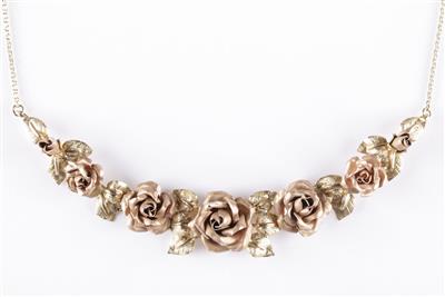 Collier "Wiener Rose" - Klenoty a náramkové