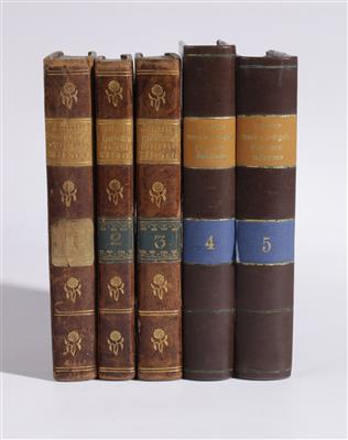5 Bücher: Gallerie der interessantesten und merkwürdigsten Personen Böhmens, Prag 1802/1803/1804 - Kunst & Antiquitäten