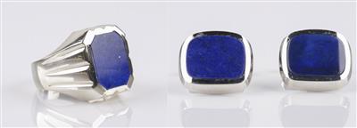 Herrenschmuck Lapis Lazuli Garnitur - Klenoty a náramkové