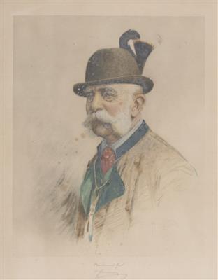 Kaiser Franz Joseph I. von Österreich, nach Oskar Brüch (Wien 1869-1943 Melide/CH) - Obrazy