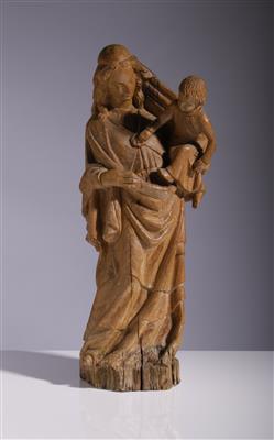 Hl. Maria mit Christuskind - sog. Dienstbotenmadonna, 20. Jahrhundert - Kunst & Antiquitäten
