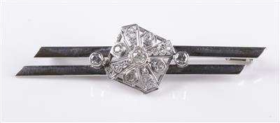 Altschliffbrillant Diamantbrosche - Schmuck und Uhren