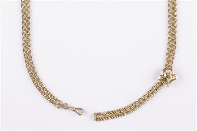 Lange Halskette mit Schuberanhänger - Schmuck und Uhren