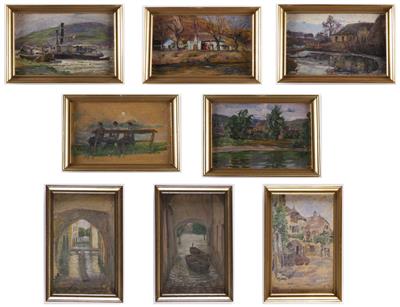 Maler des 1. Drittels des 20. Jahrhunderts, 8 Bilder: - Paintings