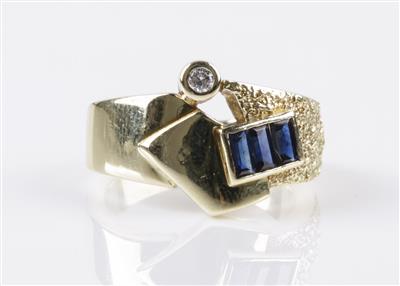 Brillant Saphirring - Schmuck & Uhren