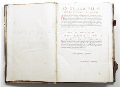 Psalterium Novissimum Monasticum ex Brevario Monastico Pauli V..., Kempten, Ende 17. Jahrhundert (wohl 1683) - Arte e antiquariato