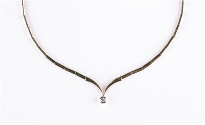 Brillantcollier ca. 0,20 ct - Jewellery and watches