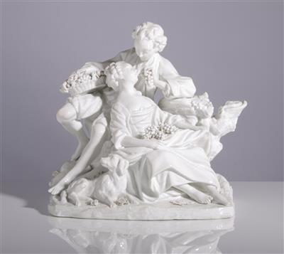 Die Traubenesser, Entwurf Etienne-Maurice Falconet (1716-1791) - Kunst & Antiquitäten