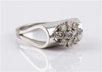 Brillantring zus. ca. 0,60 ct - Schmuck & Uhren