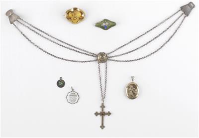 Konvolut Schmuck um 1900 - Jewellery and watches