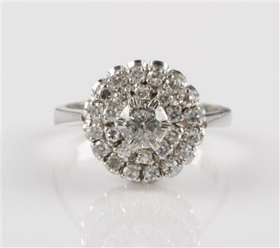 Brillant Diamantring zus. ca. 0,90 ct - Schmuck & Uhren