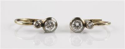 Brillant Diamantohrringe zus. 0,96 ct - Klenoty a Hodinky