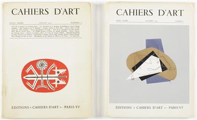 Zwei Kunstmagazine: Cahiers D'Art, 1952  &  1954 - Bilder