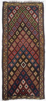 Antiker Kurdischer Teppich, ca. 186 x 83 cm, Nordwestpersien, Ende 19. Jahrhundert - Antiques and art