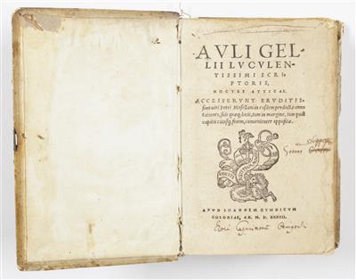 Buch: Gellius Aulus (125-180 n. Chr.), Auli Gellii Luculentissimi Scriptoris Noctes Atticae, Köln, 1537 - Antiquitäten, Möbel & Teppiche