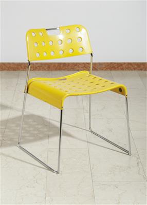 Designersessel "Omstak chair", Entwurf Rodney (London 1943 geb.), Entwurf um 1971, Ausführung Fa. Bieffeplast - Antiques and art