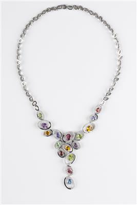 Brillant Schmuckset, Brillanten zus. ca. 4,50 ct - Schmuck & Uhren