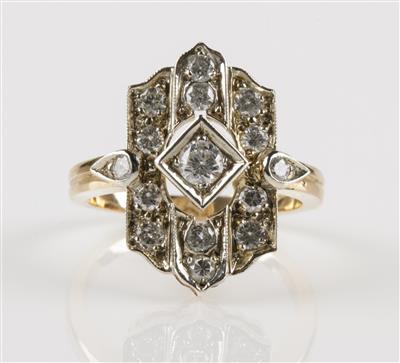 Brillantring zus. ca. 0,75 ct - Klenoty a Hodinky