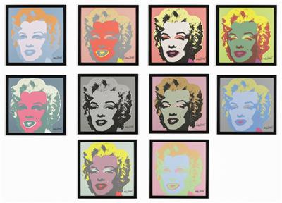 Nach Andy Warhol *, 10 Bilder: - Obrazy