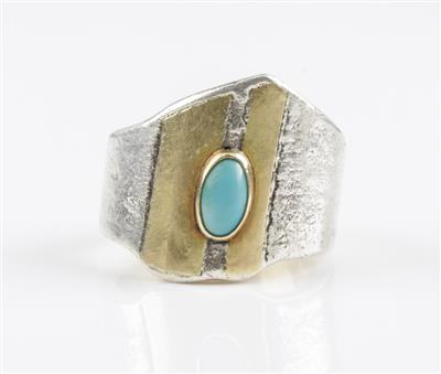 Designerring, Erzeugnis Fa. Schodterer, Bad Ischl - Klenoty a Hodinky