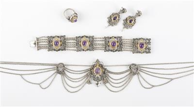 Amethyst Trachtenschmuckset - Jewellery and watches