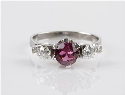 Diamant Rubin Ring - Klenoty a Hodinky