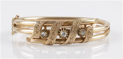 Diamantrautenarmreif um 1900 - Jewellery and watches