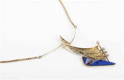 Brillant LapisLazuli Collier - Klenoty a Hodinky