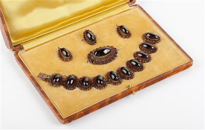 Granat Schmuckset - Jewellery and watches