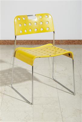 Designersessel "Omstak chair", Entwurf Rodney (London 1943 geb.), Entwurf um 1971, Ausführung Fa. Bieffeplast - Arte e antiquariato