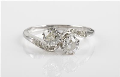 Diamantring, zus. ca.0,85 ct - Jewellery and watches