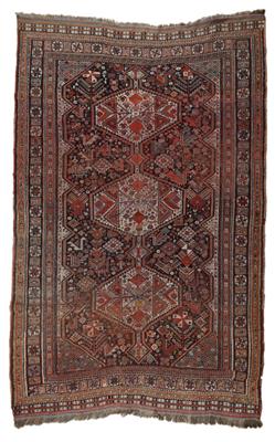 Antiker Khamseh Teppich, ca. 255 x 160 cm, Südwestpersien, um 1900 - Kunst, Antiquitäten & Teppiche