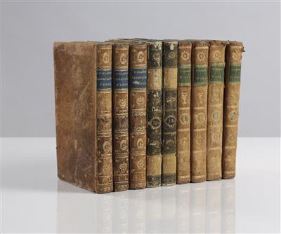 C. M. Wieland, Wielands Sämtliche Werke, 9 Bücher, Leipzig, 1794/1795 - Kunst, Antiquitäten & Teppiche