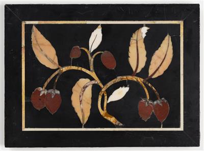 Pietra Dura Bildplatte, in der Art der Florentiner Arbeiten, Italien, 20. Jahrhundert - Arte, Antiquariato e Tappeti