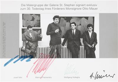 Autogrammkarte: Malergruppe der Galerie St. Stephan in Wien, 2003 - Bilder