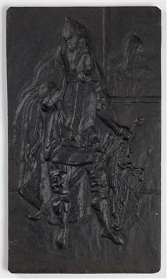Ofenplatte mit Darstellung eines Königs von Frankreich - Arte e antiquariato