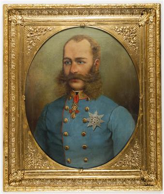 Kaiser Franz Joseph I. von Österreich, um 1865 - Paintings