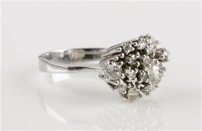 Altschliff Diamant Ring zus. ca. 0,85 ct - Jewellery and watches