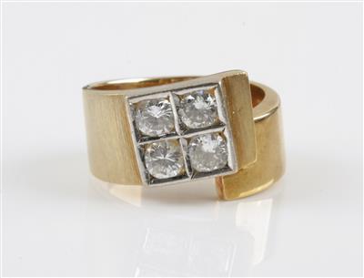 Brillantring zus. ca.1,00 ct - Schmuck & Uhren