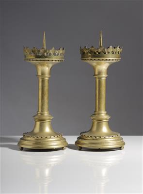 Paar Altar Kerzenleuchter, 19. Jahrhundert - Antiquitäten, Möbel & Teppiche