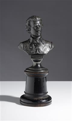 Portraitbüste von Wolfgang Amadeus Mozart (1756-1791), Albert Köhler  &  Cie, Wien, um 1900 - Antiques and art