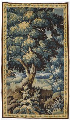 Verdure Tapisserie, ca. 230 x 134 cm, Frankreich, 18. Jahrhundert - Kunst & Antiquitäten