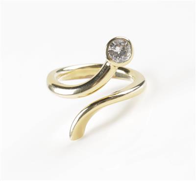 Brillant Solitär ca. 0,5 ct - Klenoty a Hodinky