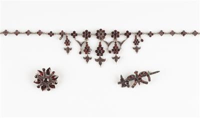 Konvolut Granatschmuck, um 1900 - Schmuck & Uhren