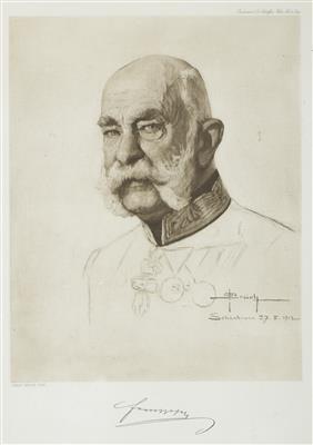 Portrait von Kaiser Franz Joseph I., nach Oskar Brüch (1869-1943) - Bilder